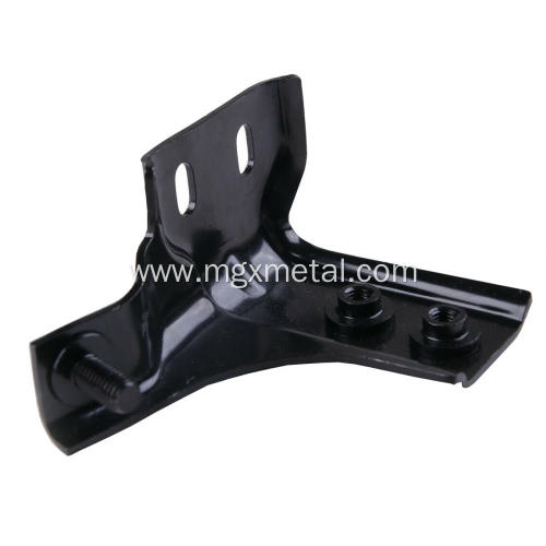 Beach Pole Bracket Powder Coated Black Steel Radiator Support Bracket Supplier